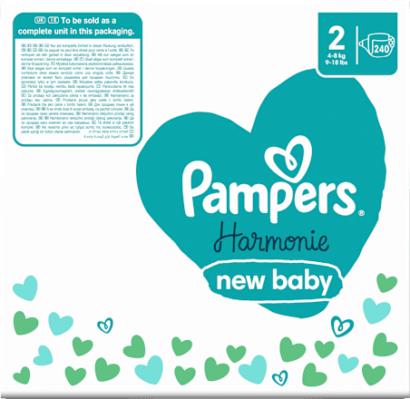 Windeln Harmonie  Gr.2 Mini (4-8 kg), Monatsbox Pampers Harmonie