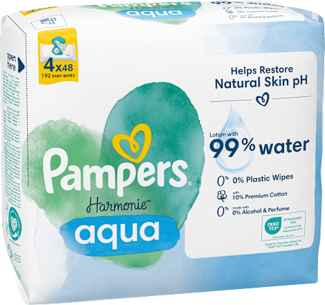 Feuchttücher Harmonie Aqua (4x48 St) Pampers Harmonie