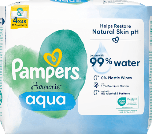 Feuchttücher Harmonie Aqua (4x48 St) Pampers Harmonie