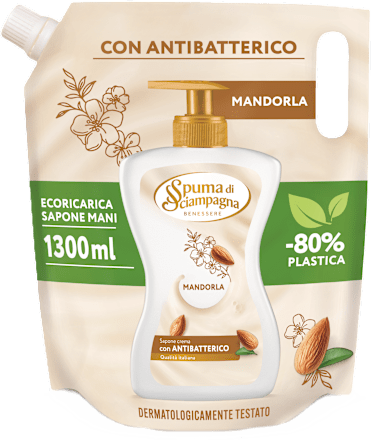 Ricarica sapone liquido con mandorla Spuma di Sciampagna