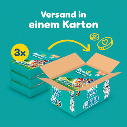 Windeln Baby Dry Gr.3 (6-10 kg) Paw Patrol, Monatsbox Pampers