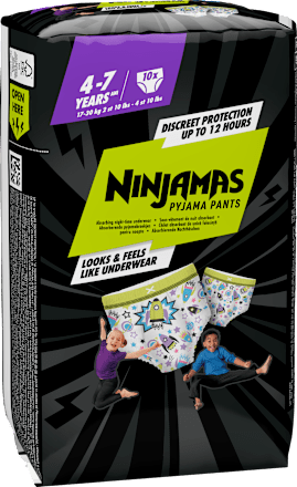 Pyjama Pants pelene-gaćice (17 – 30 kg) – Space  Ninjamas