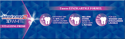 Zahnpasta 3D White Vitalizing Fresh blend-a-med