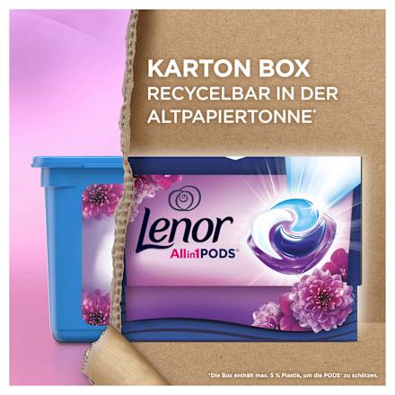 Colorwaschmittel Amethyst Blütentraum Pods Lenor