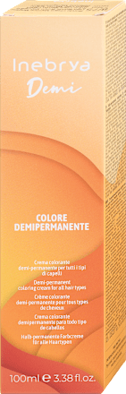 Pol-trajna barva za lase Demi, 8/75 Svetlo blond rjava mahagonij Inebrya