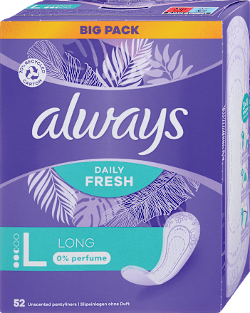Ščitniki perila Daily Fresh Long always