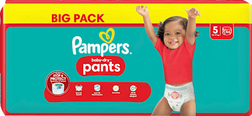 Baby Pants Baby Dry Gr. 5 Junior (12-17 kg) Big Pack Pampers