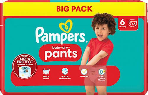 baby-dry Pants Gr. 6 (14-19 kg) Big Pack Pampers