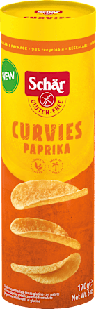 Cracker Curvies Paprika mit Meersalz Schär