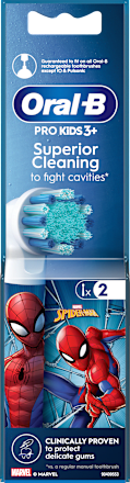 Testine di ricambio kids Superior Cleaning Spiderman Oral-B