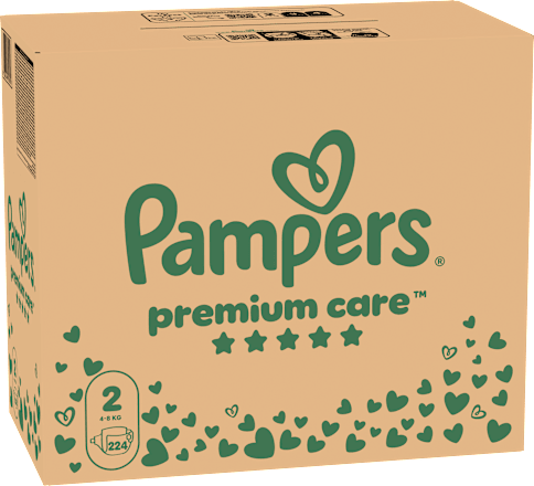 Plienky veľkosť 2 (4 - 8 kg) - mesačné balenie Pampers Premium Care