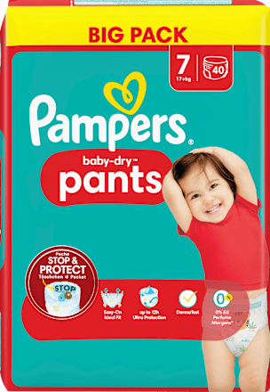 Baby Pants Baby Dry Gr.7 Extra Large (17+ kg), Big Pack Pampers