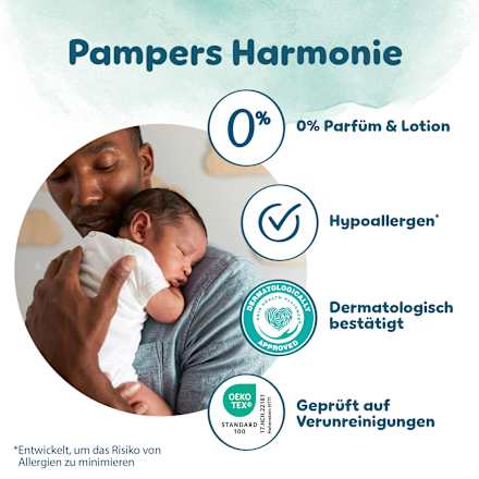 Windeln Harmonie Gr.1 new baby (2-5 kg), Monatsbox Pampers Harmonie