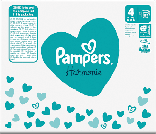 Windeln Harmonie Gr.4 Maxi (9-14 kg), Monatsbox Pampers Harmonie