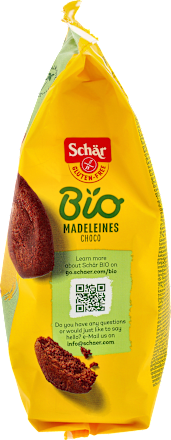 Bezglutenowe ciastka BIO Madeleines Chocko Schär