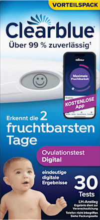 Ovulationstest Digital 30 Tests Clearblue