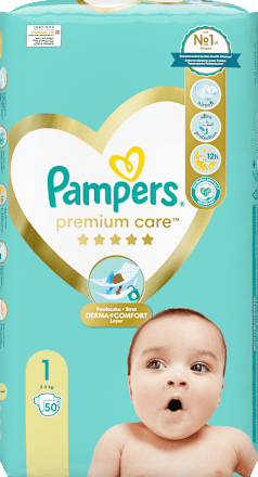 Пелени, размер 1 (2-5 кг) Pampers Premium Care