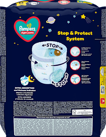 Plienkové nohavičky nočné veľ. 6 (13 kg+) Pampers