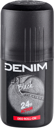 Black deo roll - on Denim