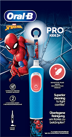 Spazzolino elettrico ricaricabile Pro kids 3+ Spiderman Oral-B
