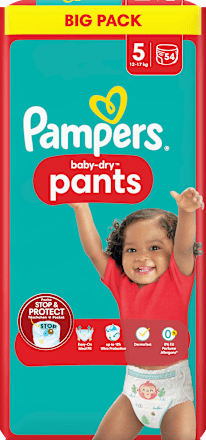 Baby Pants Baby Dry Gr.5 Junior (12-17 kg), Big Pack Pampers