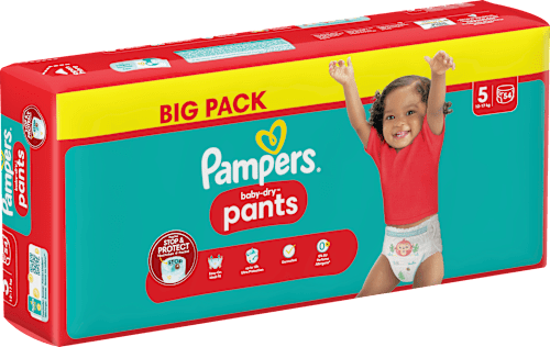 Baby Pants Baby Dry Gr.5 Junior (12-17 kg), Big Pack Pampers
