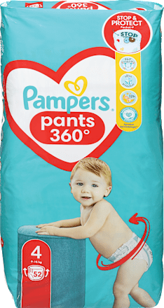 Hlačne plenice 360°, velikost 4 (9-15 kg) Pampers active baby