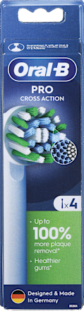 Nadomestne glave za električno zobno ščetko Pro Cross Action, bele Oral-B