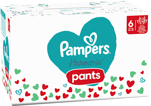 Plienkové nohavičky veľkosť 6 (15+ kg) Monthly Box Pampers Harmonie