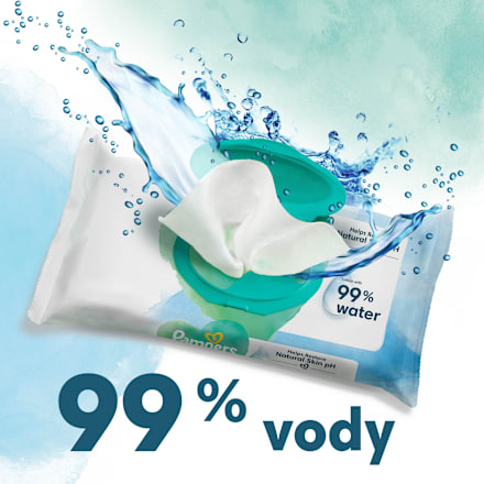 Vlhčené utierky Aqua - 24 x 48 Pampers Harmonie