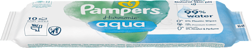 Feuchttücher Aqua, Reisegröße Pampers Harmonie