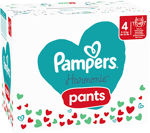 Plienkové nohavičky veľkosť 4 (9 - 15 kg) Monthly Box Pampers Harmonie