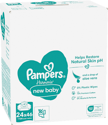 Feuchttücher Harmonie New Baby (24x46 St) Pampers Harmonie