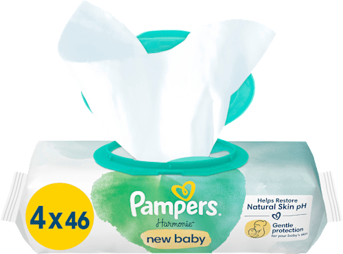 Feuchttücher Harmonie new baby Aloe vera (4x46 St) Pampers Harmonie