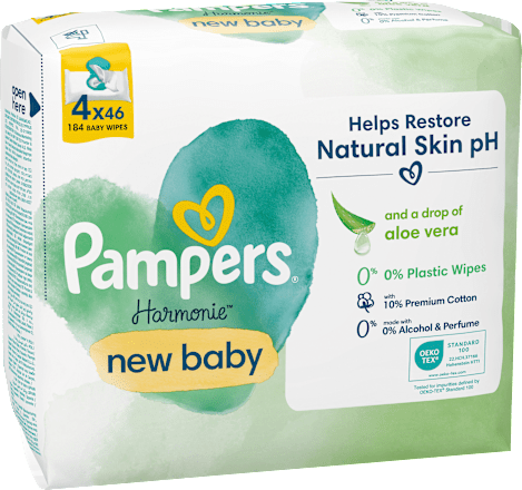 Feuchttücher Harmonie new baby Aloe vera (4x46 St) Pampers Harmonie