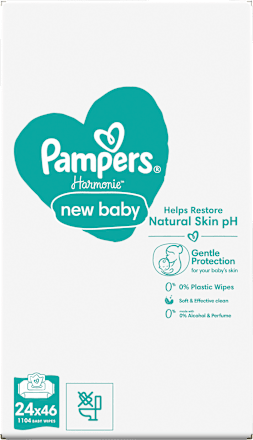 Feuchttücher Harmonie New Baby (24x46 St) Pampers Harmonie