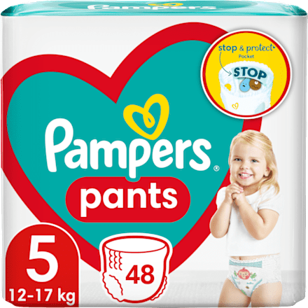 Scutece chiloțel numărul 5, 12-17kg Pampers active baby