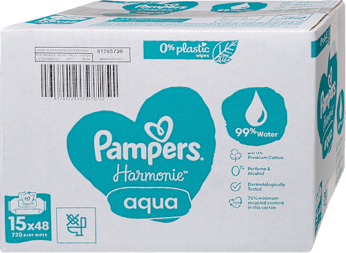 aqua- baby vlažne maramice Pampers Harmonie