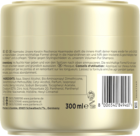 Haarmaske Unendlich Lang Keratin  PANTENE PRO-V