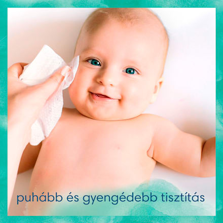 Nedves törlőkendő, Aqua, 4x48db Pampers Harmonie