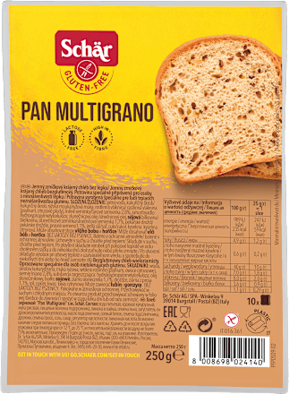 Schär Rezani kruh sa sjemenkama Pan Multigrano Schär