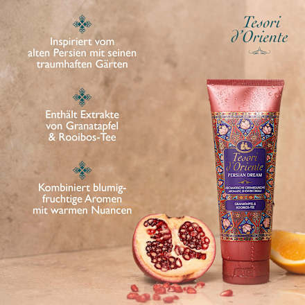 Cremedusche Persian Dream, Granatapfel & Rooibos-Tee Tesori d'Oriente