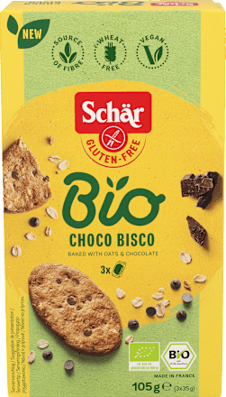 Bezglutenowe ciastka BIO Chocko Bisco Schär