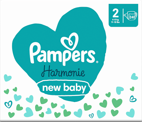 Windeln Harmonie  Gr.2 Mini (4-8 kg), Monatsbox Pampers Harmonie