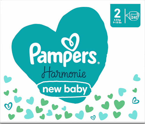 Windeln Harmonie  Gr.2 Mini (4-8 kg), Monatsbox Pampers Harmonie