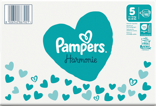 Plenice velikost 5 - mesečno pakiranje (11-16 kg) Pampers Harmonie