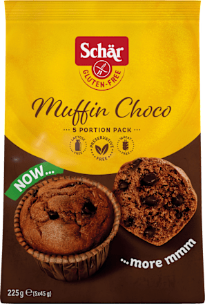 Schokolade Muffin Choco glutenfrei (5 Stück) Schär