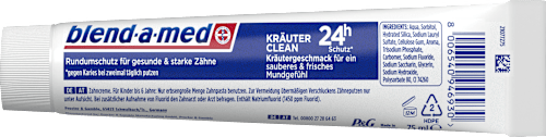 Zahnpasta Kräuter Clean blend-a-med