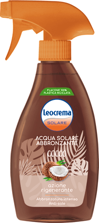 Acqua solare abbronzante cocco Leocrema
