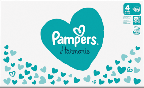 Windeln Gr. 4 Maxi (9-14 kg) Monatspackung Pampers Harmonie